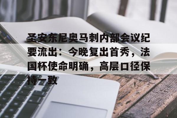 开云-圣安东尼奥马刺内部会议纪要流出:今晚复出首秀,法国杯使命明确,高层口径保持一致的简单介绍